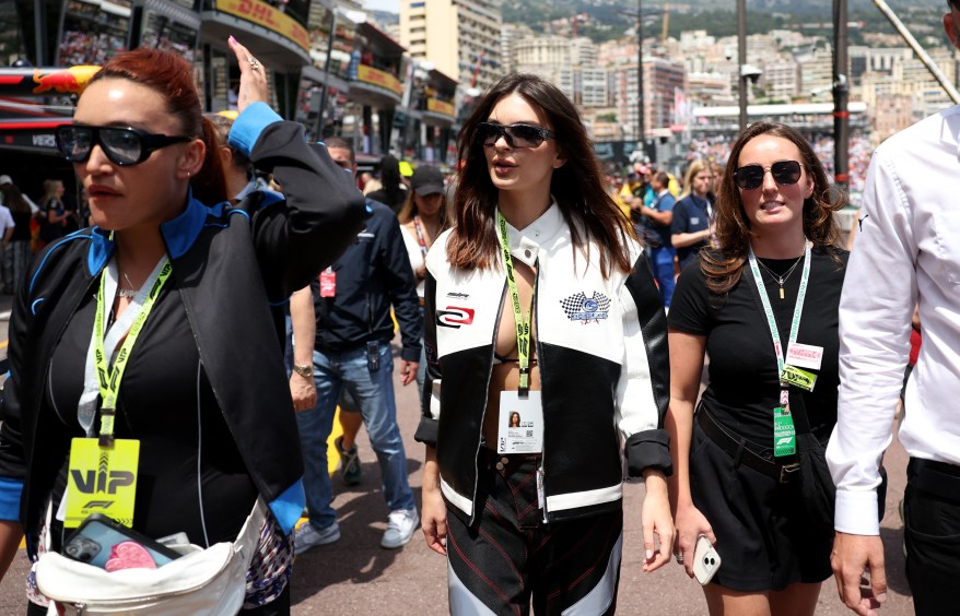 Emily Ratajkowski attends Formula One F1 - Monaco Grand Prix - Circuit de Monaco