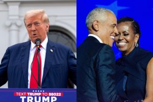 Now, Sir! Donald Trump Calls Out Barack And Michelle Obama For Taking "Personal" Jabs At The DNC VIDEO