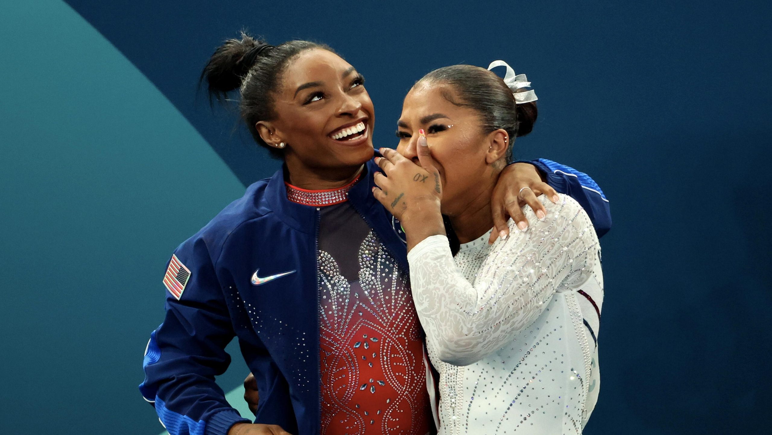 Simone Biles and Jordan Chiles