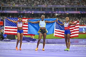 Sprinter Julien Alfred Claims Saint Lucia First-Ever Gold Medal, Defeating ShaCarri Richardson And Melissa Jefferson