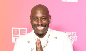 Tyrese Rocks Fake Beard In Viral National Anthem NFL Performance 