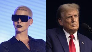 Social Media Goes IN After Amber Rose Defends Donald Trump's Claims That Haitian Immigrants Are Eating Pets In Ohio (VIDEO)