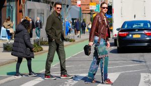 NEW YORK, NEW YORK - FEBRUARY 27: Gigi Hadid and Bradley Cooper are seen on February 27, 2024 in New York City. (Photo by Gotham/GC Images)