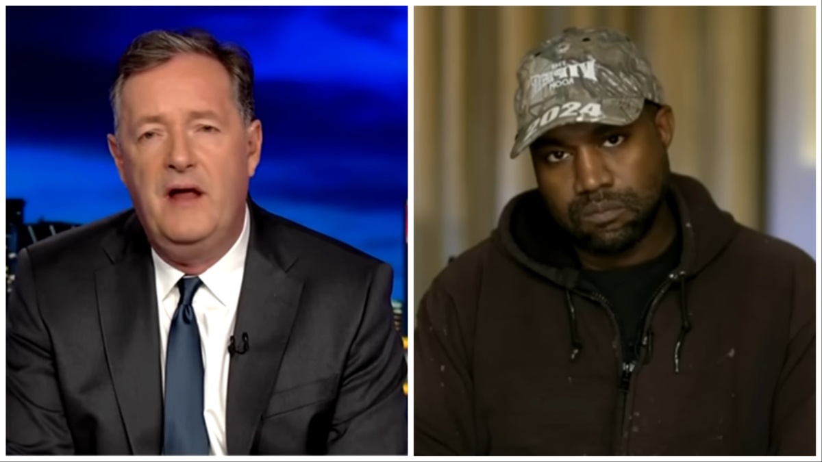 kanye west Piers Morgan a "boy"