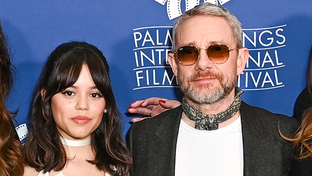 Jenna Ortega and Martin Freeman