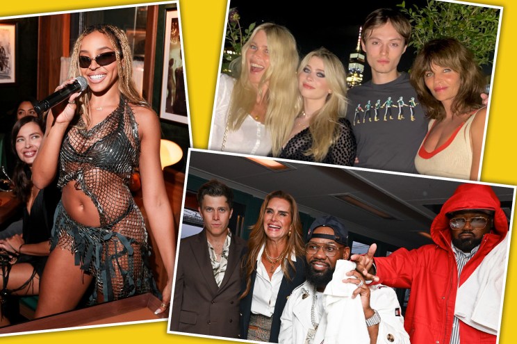 Tinashe, Colin Jost, Brooke Shields, Raekwon, Ghostface Killah, Claudia Schiffer, Helena Christensen.