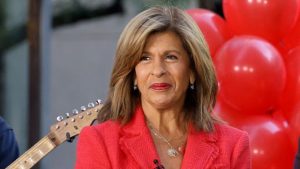 NEW YORK, NEW YORK - OCTOBER 08: Hoda Kotb on NBC's "Today" at Rockefeller Plaza on October 08, 2024 in New York City. (Photo by Marleen Moise/Getty Images)