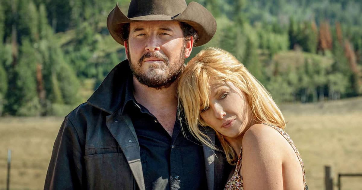 JoBlo interviews with Yellowstone season 5, part 2 cast members Cole Hauser, Kelly Reilly, and Gil Birmingham