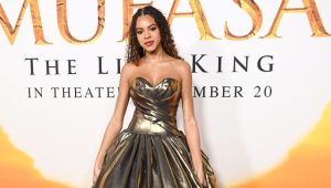 Blue Ivy Carter at the "Mufasa: The Lion King" premiere at Dolby Theatre on December 09, 2024 in Los Angeles, California. (Photo by Gilbert Flores/Variety via Getty Images)