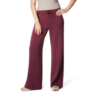 purpley red wide lounge pants