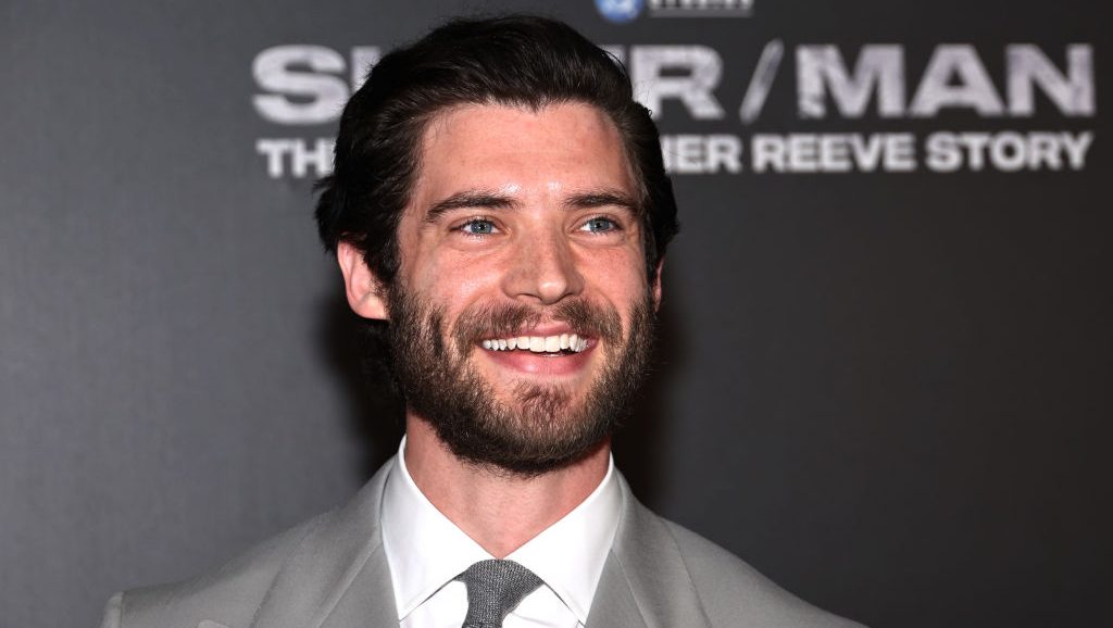 NEW YORK, NEW YORK - SEPTEMBER 18: David Corenswet attends "Super/Man: The Christopher Reeve Story" New York Premiere at Museum of Modern Art on September 18, 2024 in New York City. (Photo by Jamie McCarthy/Getty Images)