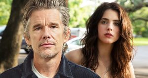 Ethan Hawke, Margaret Qualley, Blue Moon, Richard Linklater movie