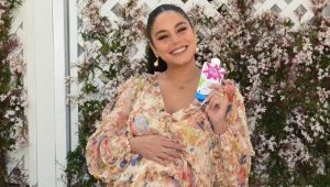 LOS ANGELES, CALIFORNIA - MARCH 16: Vanessa Hudgens celebrates Caliwater Kids Launch at The Grove on March 16, 2024 in Los Angeles, California. (Photo by Vivien Killilea/Getty Images for Caliwater Kids )